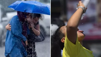 Meteoroloji uyardı! Yurdun bir tarafı 45 derece, diğer tarafı sağanak yağış
