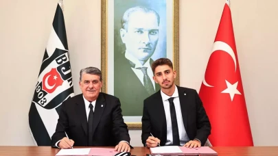 Beşiktaş'ta 3 yıllık yeni sözleşme imzaladı!