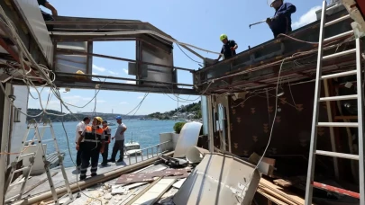 İstanbul Boğaziçi'nde kaçak yapı yıkım süreci başladı! Bebek'teki ruhsatsız yapı kaldırılıyor!