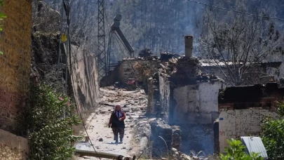 İzmir'deki orman yangını sonrası hayalet köy!