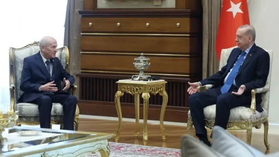 Ankara'da sürpriz görüşme! Cumhurbaşkanı Erdoğan, Bahçeli'yi kabul etti