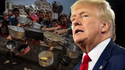 Trump'tan Gazze'deki açlık görüntülerine ilişkin garip yorum!