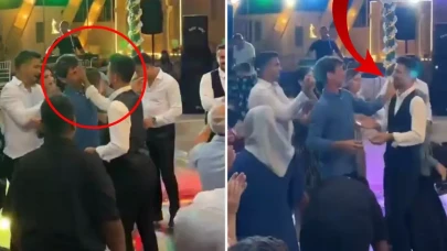 Damat düğünde babasını çileden çıkardı, en sonunda tokadı yedi