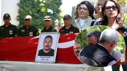 Yangın şehidi İbrahim Demir için tören! Gözyaşları sel oldu