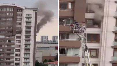 Ankara'da bir binada yangın! Mahsur kalanlar var