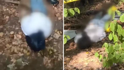 Ormanlık alanda başına çöp poşeti geçirilip bantlanmış erkek cesedi bulundu