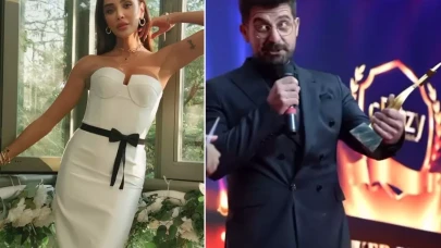 Ödül töreninde şoke eden anlar! İş insanı Lokman İn'den Özge Ulusoy'a dolandırıcılık suçlaması
