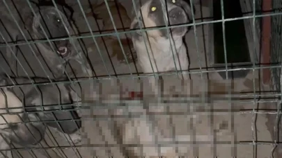 Hayvan barınağında skandal görüntüler! Sosyal medyada tepki yağdı