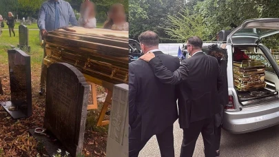 Altın tabutla gömdüler! Bir hafta tur attırdılar, böylesi görülmedi!