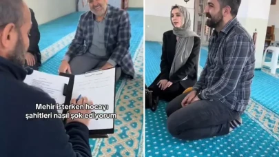 Gelinin mehir talebi imamı da şaşırttı