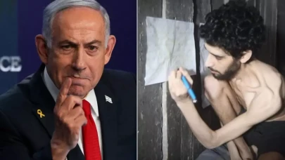 Dünya İsrailli esirin videosunu konuşuyor! Netanyahu zorda, halk sokağa döküldü