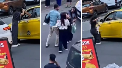 Taksici genç kadını tek yumrukla bayılttı!
