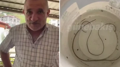 Suyun içinden çıkan cismi gören vatandaş şaşkına döndü: Hareket ediyor bu