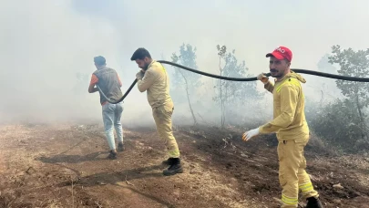 Şırnak'ta örtü yangını 6 saatte kontrol altına alındı!