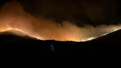 Afyonkarahisar'daki orman yangınına müdahale devam ediyor!