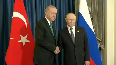 Cumhurbaşkanı Erdoğan Rusya Devlet Başkanı Putin ile Çin'de görüştü