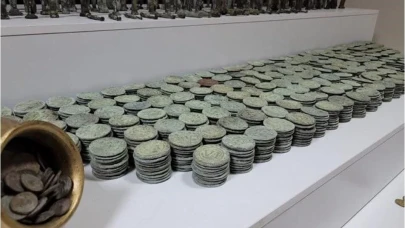 Bitlis’te Roma dönemine ait 500 sikke ele geçirildi