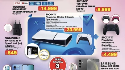 A101'de bu hafta PlayStation 5 geliyor! A101 5 Eylül indirimli aktüel katalog yayında