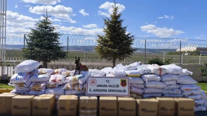 Ankara’da şüpheli tırlardan 6,1 ton kaçak tütün ele geçirildi
