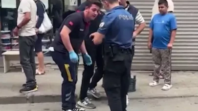 Aile içi şiddet ihbarına giden polisler pitbull cinsi köpek ve sahibi tarafından ısırıldı!