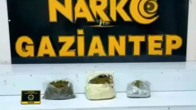 Gaziantep’te büyük uyuşturucu operasyonu: 3 kilo kokain ve 1 kilo skunk ele geçirildi