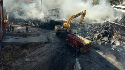 Konya’da silah fabrikasında korkutan yangın!