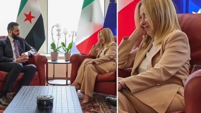 Meloni'nin Ahmed Şara'ya bakışları görüşmeye damga vurdu