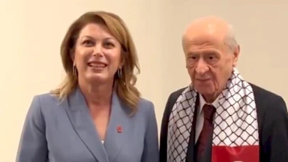 MHP'den Asu Kaya ile Bahçeli'nin sohbetinden rahatsız olan CHP'lilere tepki!