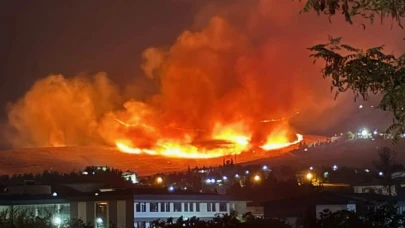 Gaziantep’te orman yangını kontrol altına alındı: 1 hektar alan zarar gördü
