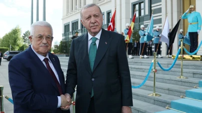 Külliye'de kritik görüşme: Cumhurbaşkanı Erdoğan, Mahmud Abbas ile bir araya geldi