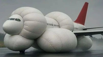 Uçaklar için dev hava yastığı projesi: Hayatta kalma şansı artıyor