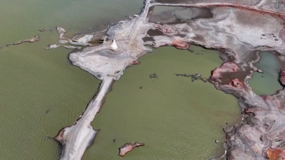 İzmir'in suyunu veren Tahtalı Barajı'nı gören şok oluyor! Adalar çıktı ova oldu