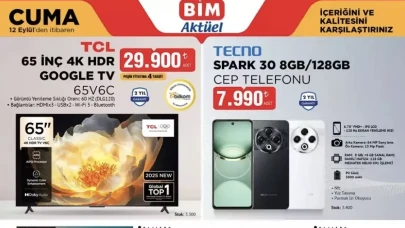 Bim 12 Eylül Cuma indirimli katalog yayında! Ankastre set ve masaj aletleri