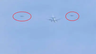 Korkulan oluyor! Hayalet uçaklar bakın hangi ülkede görüntülendi