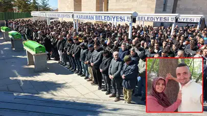 Mesaiye yetişmek isterken kaza: 3 çocuk sahibi çift yan yana toprağa verildi