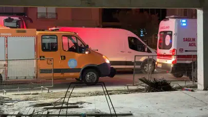 Tuvalet ihtiyacı için girdiği inşaattan düştü: Ekipler seferber oldu