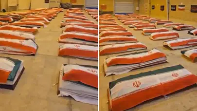 Hint Okyanusu'nda hayatını kaybeden İranlı denizciler için cenaze töreni düzenlendi