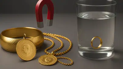 Altın ayarı nasıl anlaşılır! Evde sahte altını anlamanın 5 kolay yolu