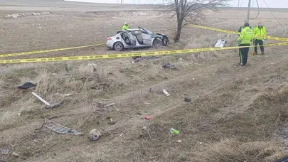 Aksaray'daki feci kazada anne ve baba öldü, 4 çocuğu ağır yaralı