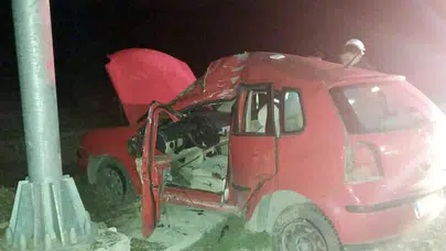 Burdur'da feci kaza: Direksiyon hakimiyetini kaybeden genç sürücü hayatını kaybetti