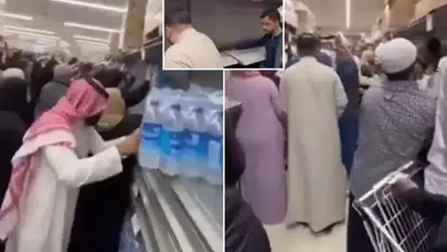 O şehirde gıda alarmı! Market görüntüleri panik yarattı