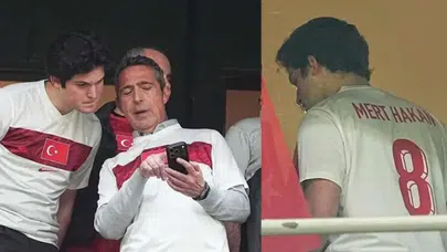 Ali Koç'un oğlunun giydiği Türkiye forması dikkat çekti