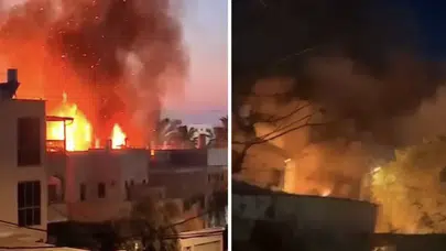 Hizbullah’tan İsrail’e roketli saldırı: Roket isabet eden evde yangın çıktı