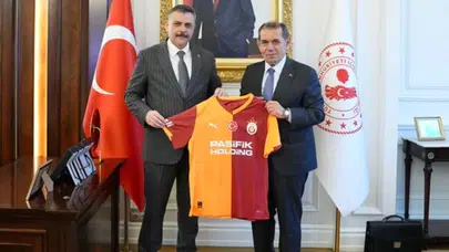 Galatasaray Başkanı Özbek’ten İçişleri Bakanı Çiftçi’ye ziyaret