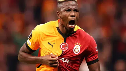 Osimhen'den Galatasaray'a tarihi rest