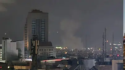 Tahran’da şiddetli patlama: Hava savunma sistemleri devrede