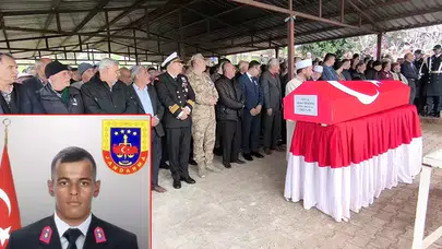 Elazığ’da yaşamını yitiren astsubay Hatay’da defnedildi