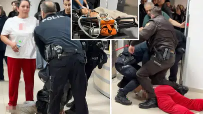 Oğul annesinin sevgilisini bıçakladı, anne polise tokat attı!