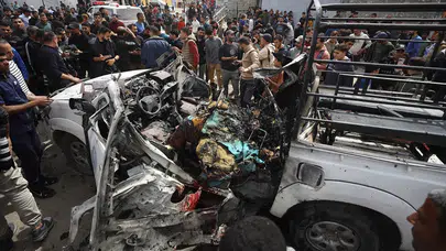 Gazze’de polis aracına saldırı: 4 kişi hayatını kaybetti
