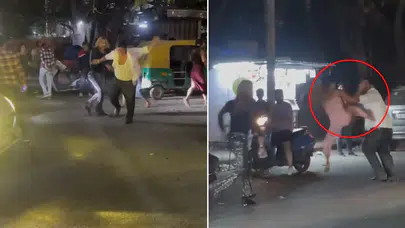 Üç kadın, taciz girişiminde bulunan sahsidövdü